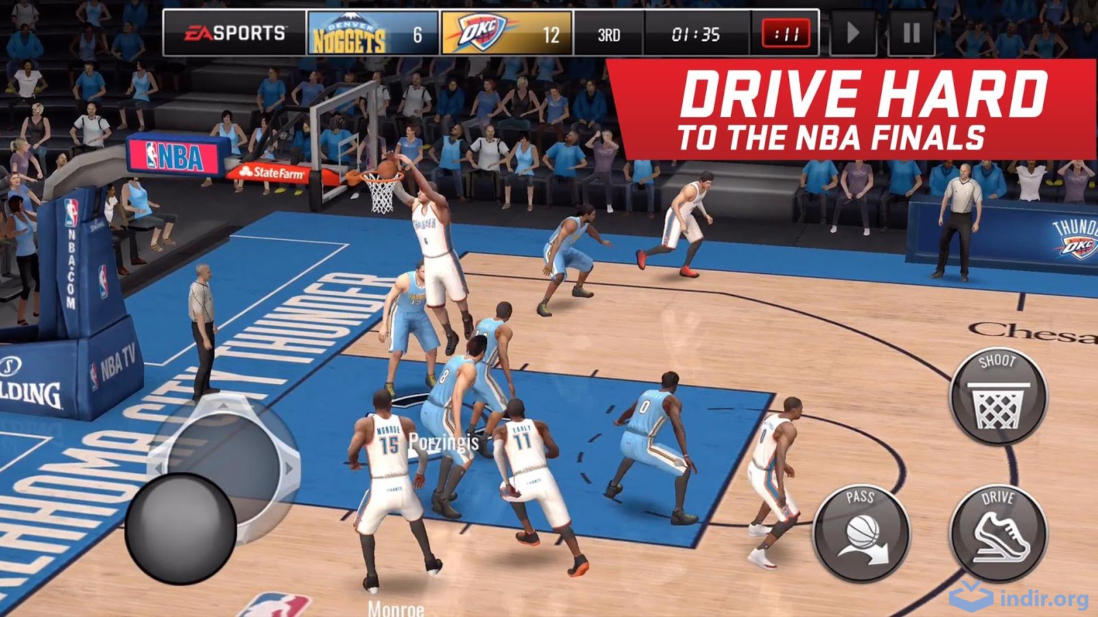 NBA LIVE Mobile indir (Android) Android için NBA Basketbol Oyunu